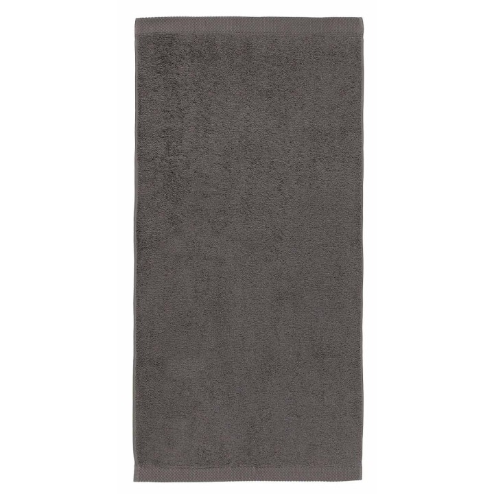 Drap de bain gris foncé à personnaliser