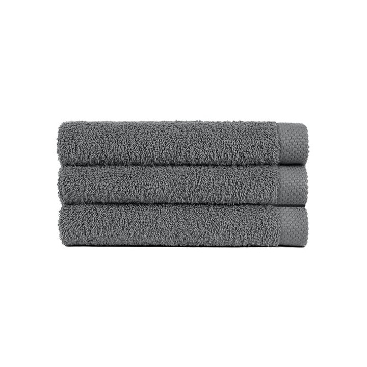 Drap de bain gris foncé personnalisé