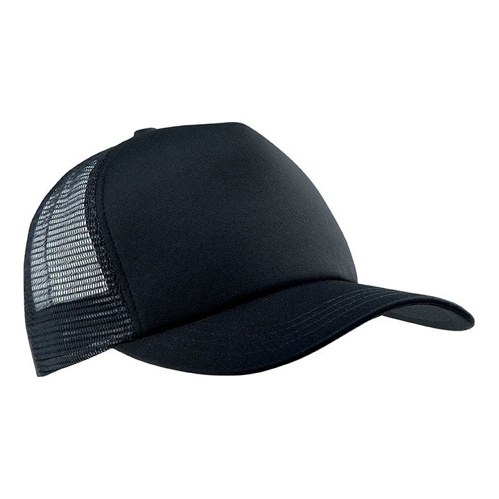 Casquette Trucker Noire Personnalisée | Cheveux aux vents !