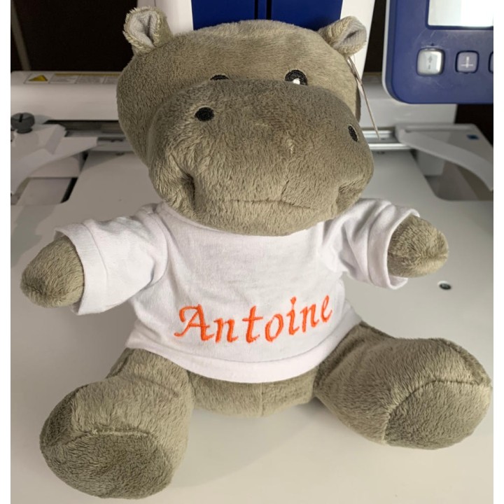 tee-shirt pour peluche personnalisé prénom