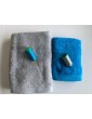 Ensemble gris clair, bleu turquoise
