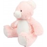 Peluche ourson rose personnalisée prénom, un cadeau original !