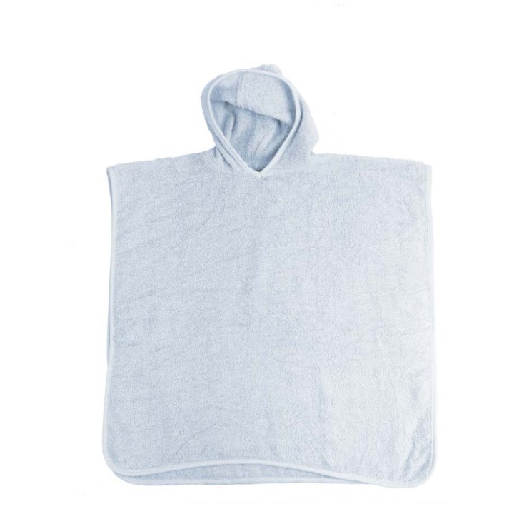 Poncho de bain bleu clair à personnaliser