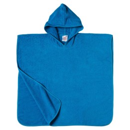 Poncho de bain bleu turquoise à personnaliser