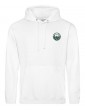 Sweat-shirt à capuche blanc unisex FC Drennecois personnalisable