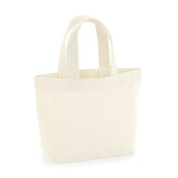 Mini tote bag natural à personnaliser