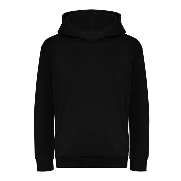sweat-shirt noir enfant à personnaliser