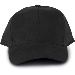 Casquette noire 5 panneaux à personnaliser