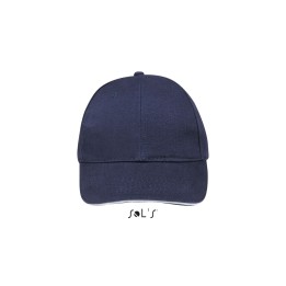 Casquette bleu marine 6 panneaux à personnaliser