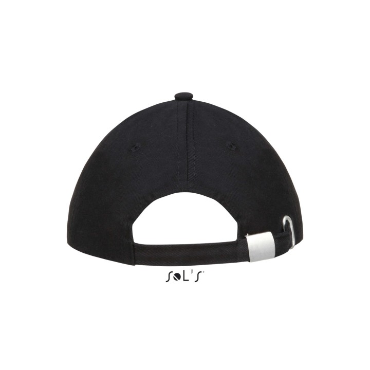 Casquette Personnalisée Noire 6 panneaux, Pour la Simplicité !