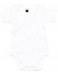 Grenouillère bébé en coton bio blanc à personnaliser