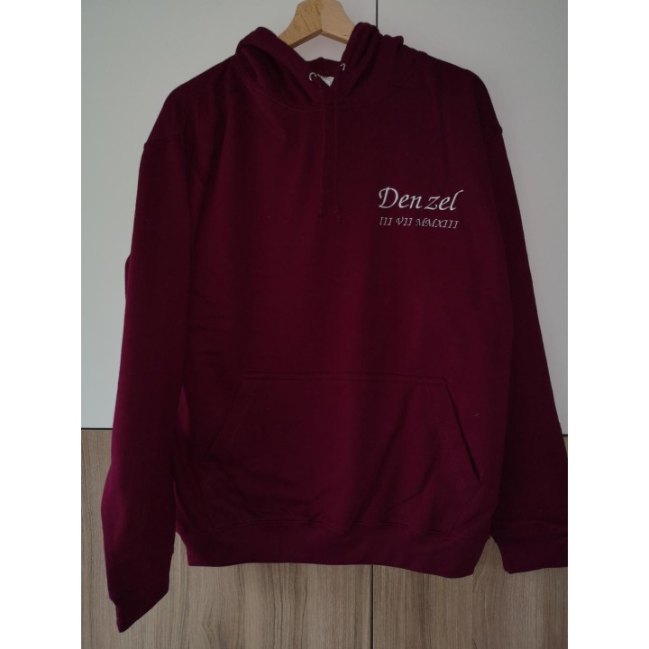 Sweatshirt Burgundy Personnalisé, Pour Devenir un Héros !