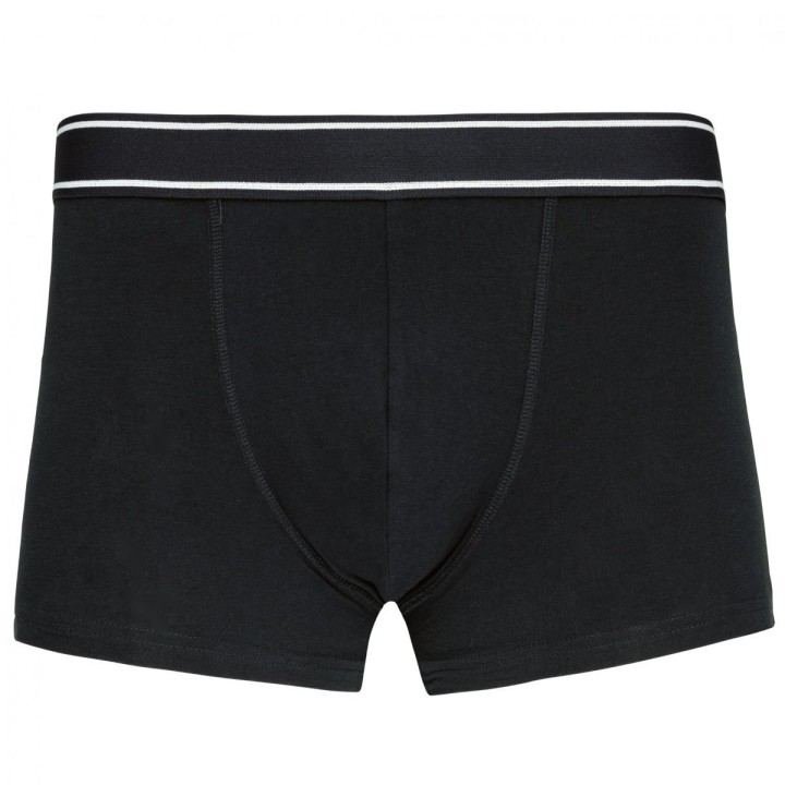 Boxer noir personnalisable vue de face