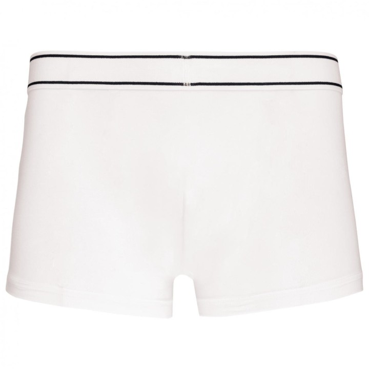 Boxer blanc à personnaliser vue de dos