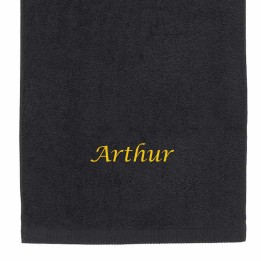 Serviette de bain personnalisée prénom Arthur
