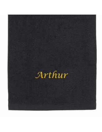 Serviette de bain personnalisée prénom Arthur