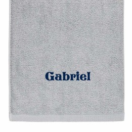 Serviette de bain personnalisée prénom Gabriel