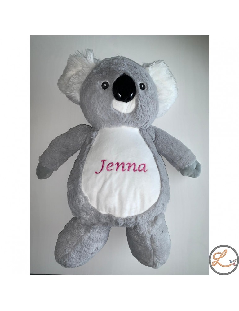 Peluche koala personnalisé prénom Jenna
