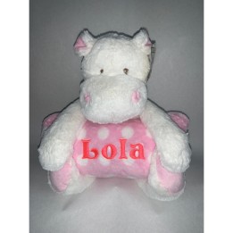 Peluche avec couverture personnalisée prénom brodé