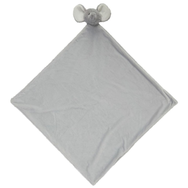 Doudou éléphant avec couverture à personnaliser