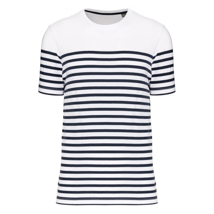 T-shirt marin blanc à personnaliser