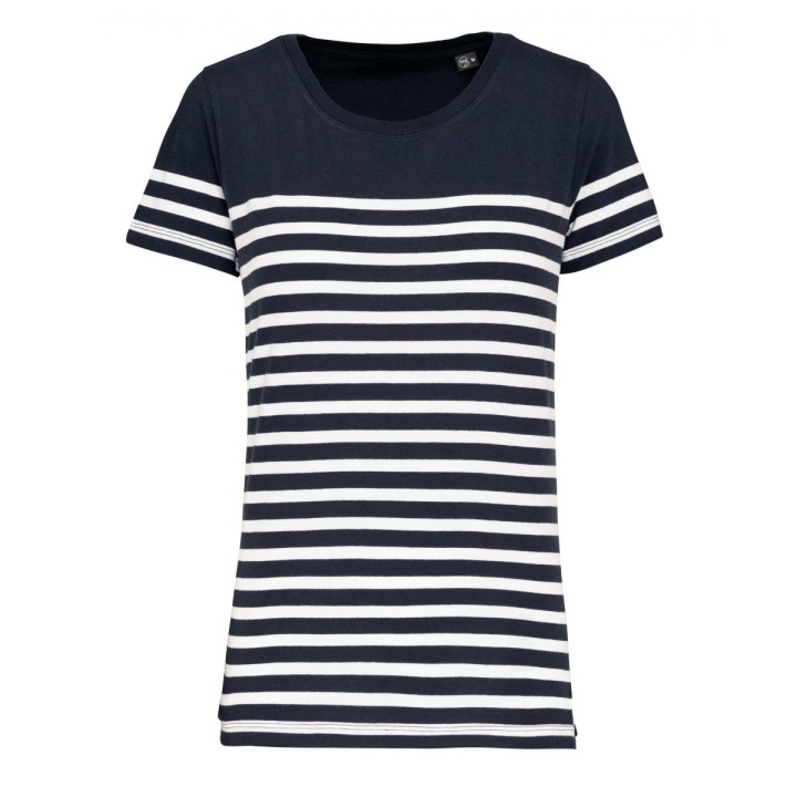 T-shirt marin bleu marine femme à personnaliser