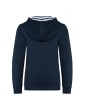 Sweat à capuche contrastée marinière enfant à personnaliser