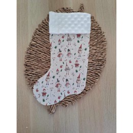 Botte de noël blanche personnalisable