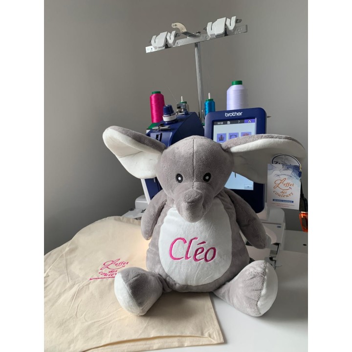 Peluche éléphant Personnalisée, La Jungle sans se Tromper !