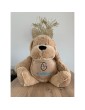 Peluche chien personnalisée naissance prénom Tobias et image un amour de maman