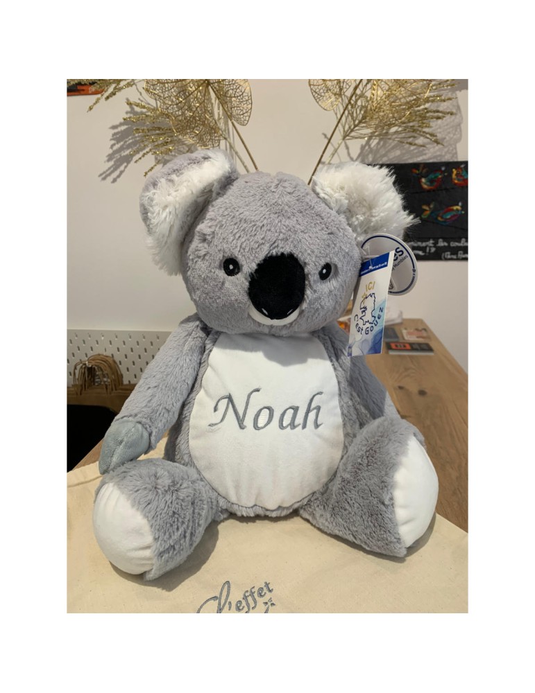 Peluche Koala personnalisée prénom Noah