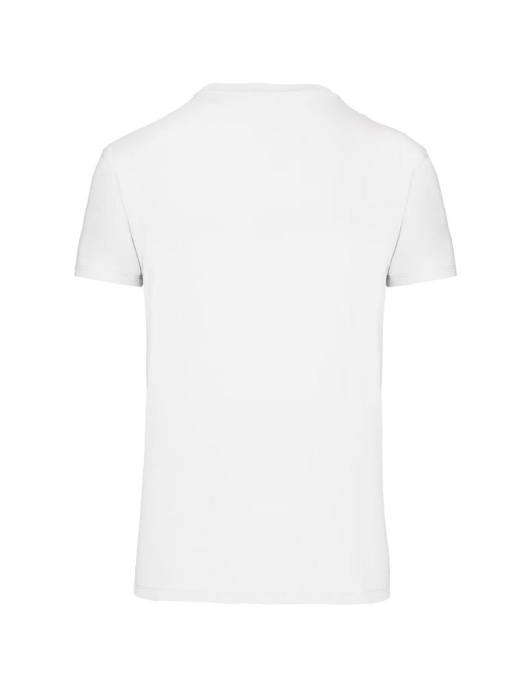 T-shirt blanc à personnaliser vu de dos