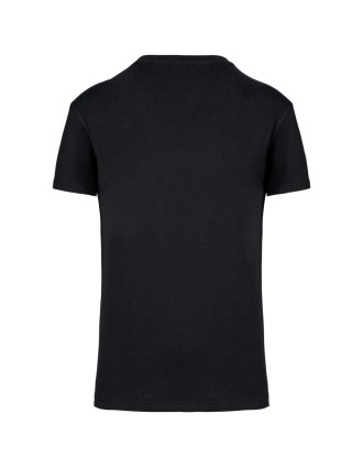 T-shirt noir à personnaliser vu de dos