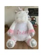Peluche personnalisée Licorne prénom Inès
