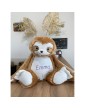 Peluche Paresseux personnalisée prénom Emma