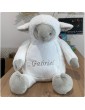 Peluche agneau personnalisé prénom Gabriel