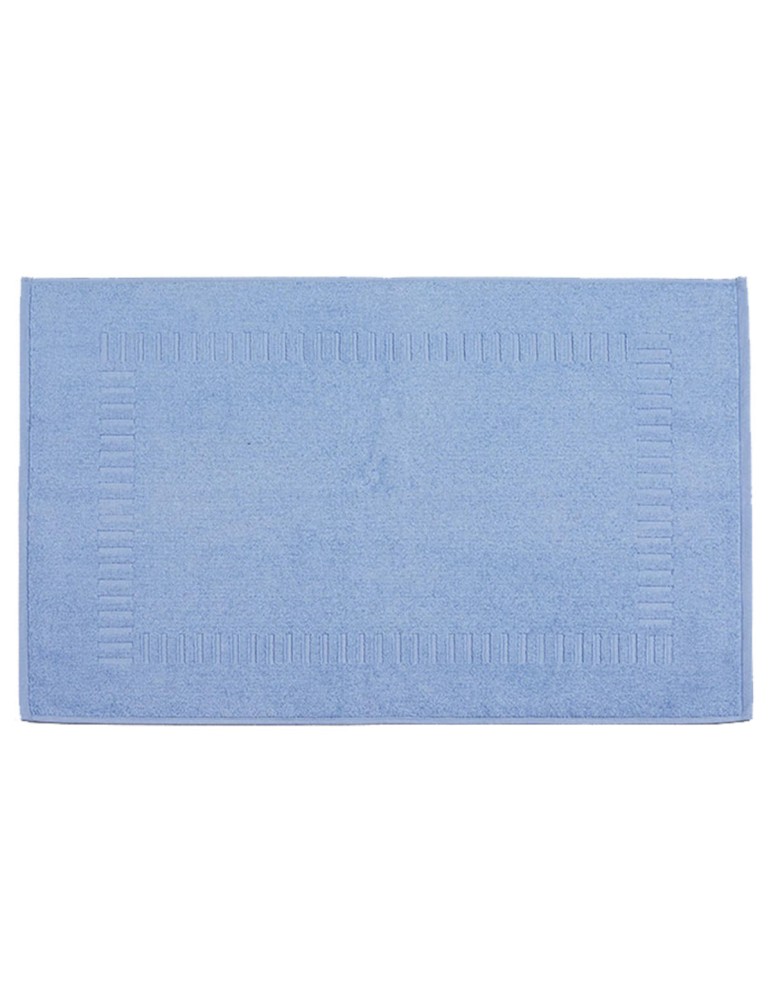 Tapis de bain bleu ciel à personnaliser