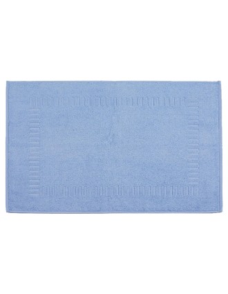 Tapis de bain bleu ciel à personnaliser