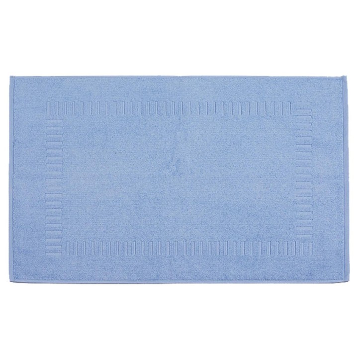 Tapis de bain bleu ciel à personnaliser