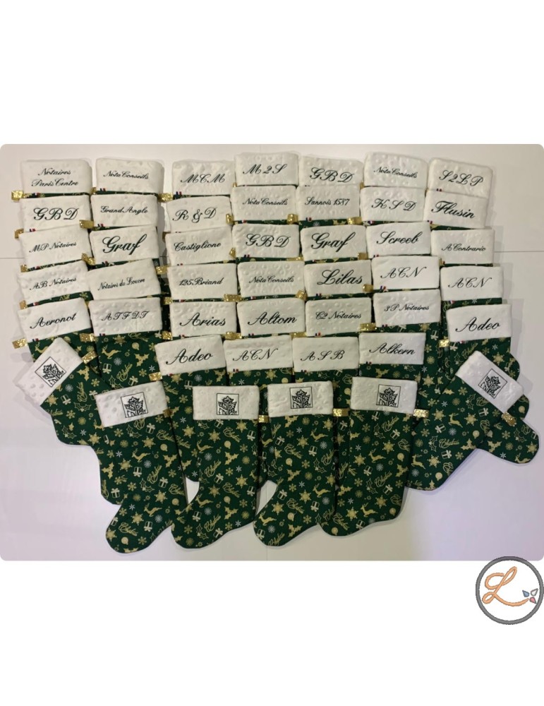 Chaussette De Noël Personnalisé Avec Votre Prénom - Décoration Noël - – ! Cadeau Personnalisé