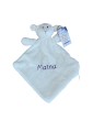 Doudou plat agneau personnalisé prénom Maïna