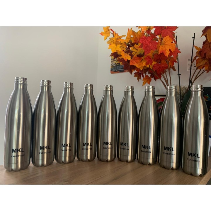 Gourdes Inox isothermes personnalisées pour entreprise