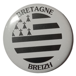 Magnet Bretagne made in Breizh avec drapeau breton Gwenn Ha Du