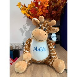 Peluche personnalisée girafe, la jungle se réveille !