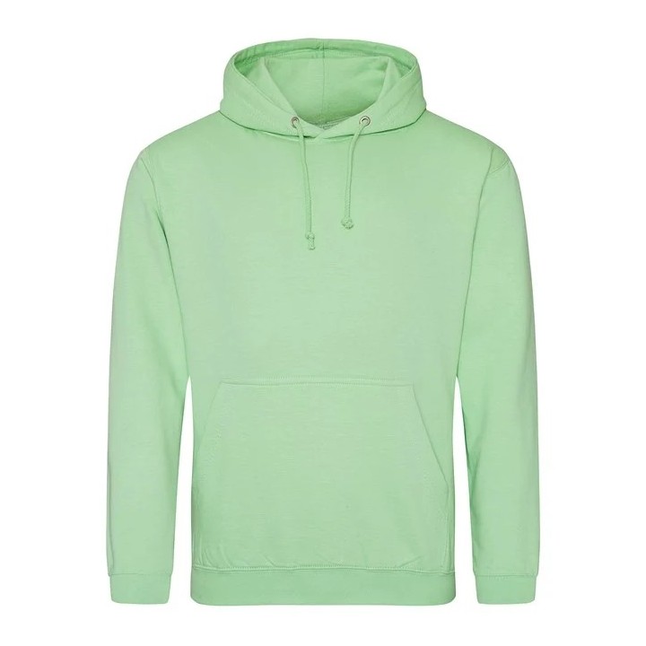 Sweat vert pomme à personnaliser avec une broderie made in France