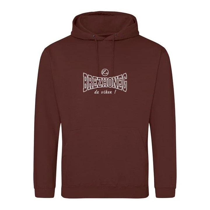 Sweat chocolat personnalisé Brezhoneg