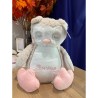 Chouette Peluche personnalisée prénom brodé Awena