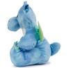 Peluche personnalisée Dragon Bleu vue de côté