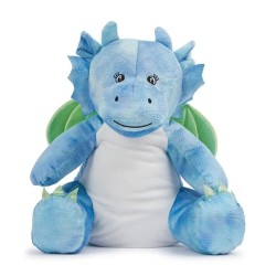 Peluche Dragon Bleu à personnaliser avec une Broderie Prénom
