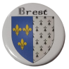 Magnet personnalisé avec le blason de la ville de Brest
